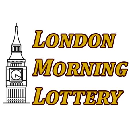 London Morning Lottery.